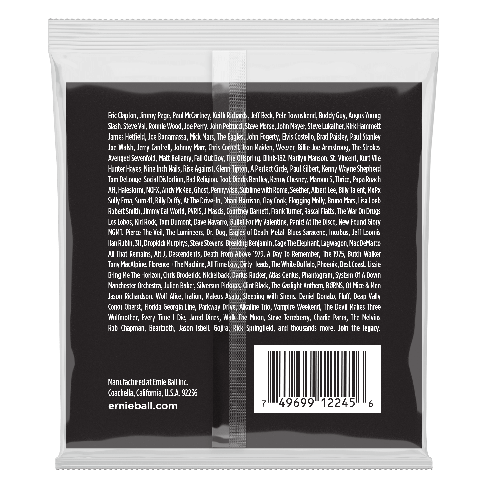 Ernie Ball Hybrid Slinky Stainless Steel Wound Electric Guitar Strings 9-46 Gauge