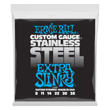 Ernie Ball Extra Slinky Stainless Steel Wound Electric Guitar String, 8-38 Gauge