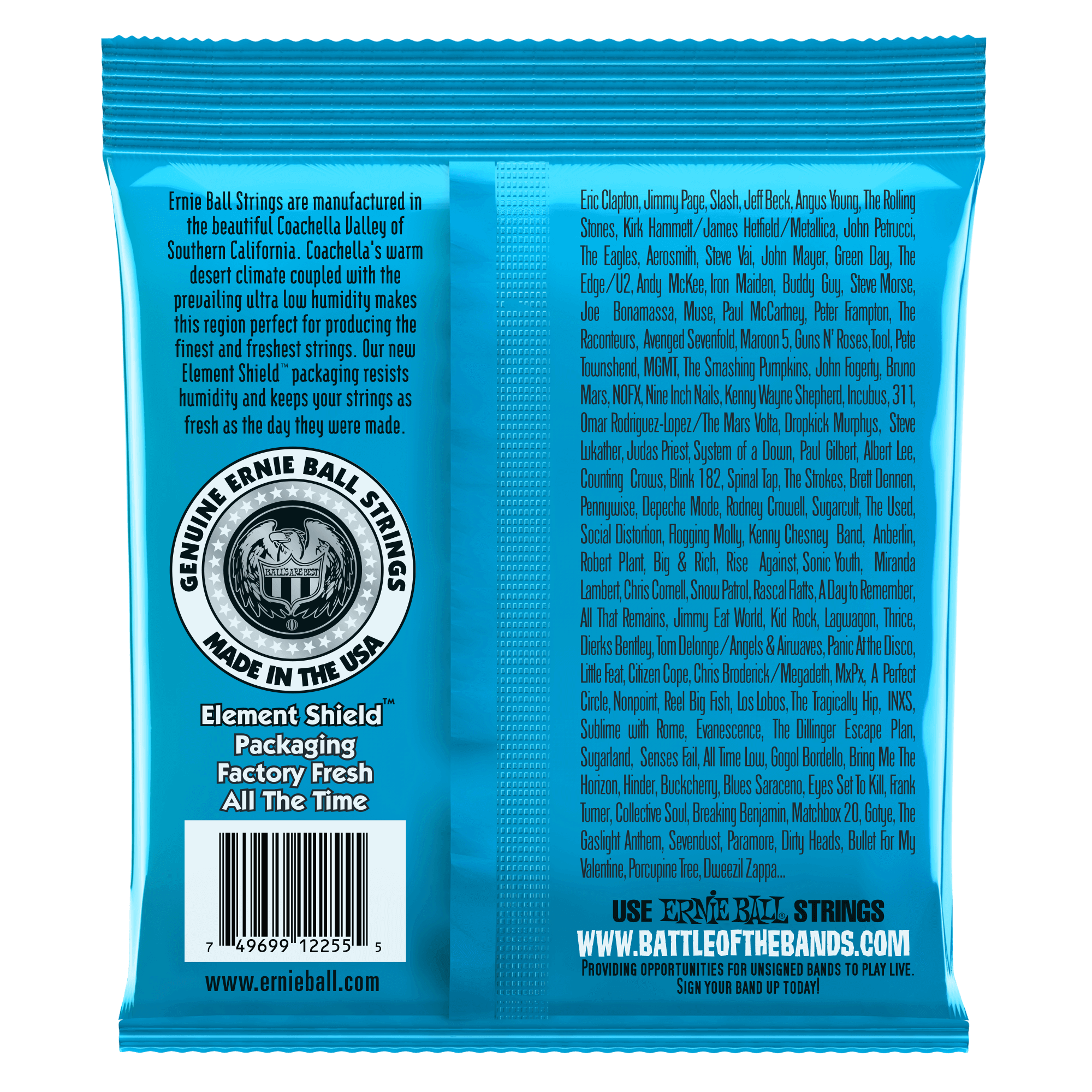 Ernie Ball Extra Slinky Classic Rock n Roll Pure Nickel Wrap Electric Guitar Strings 8-38 Gauge
