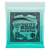 Ernie Ball Concert Nylon Ball End Ukulele Strings in Black