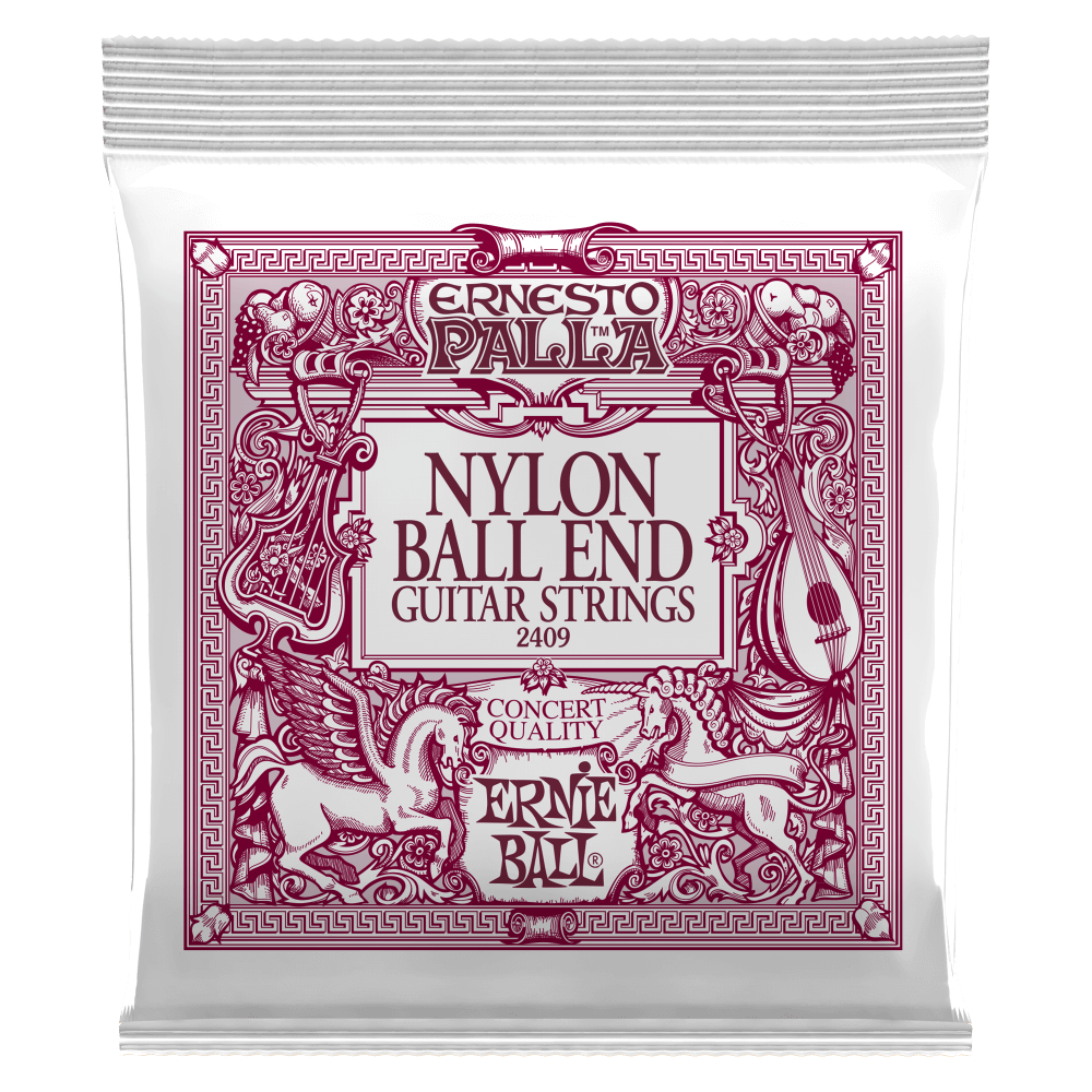 Ernie Ball Ernesto Palla Black and Gold Ball-End Nylon Classical Guitar Strings
