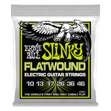 Ernie Ball Regular Slinky Flatwound Electric Guitar Strings - 10 - 46 gauge