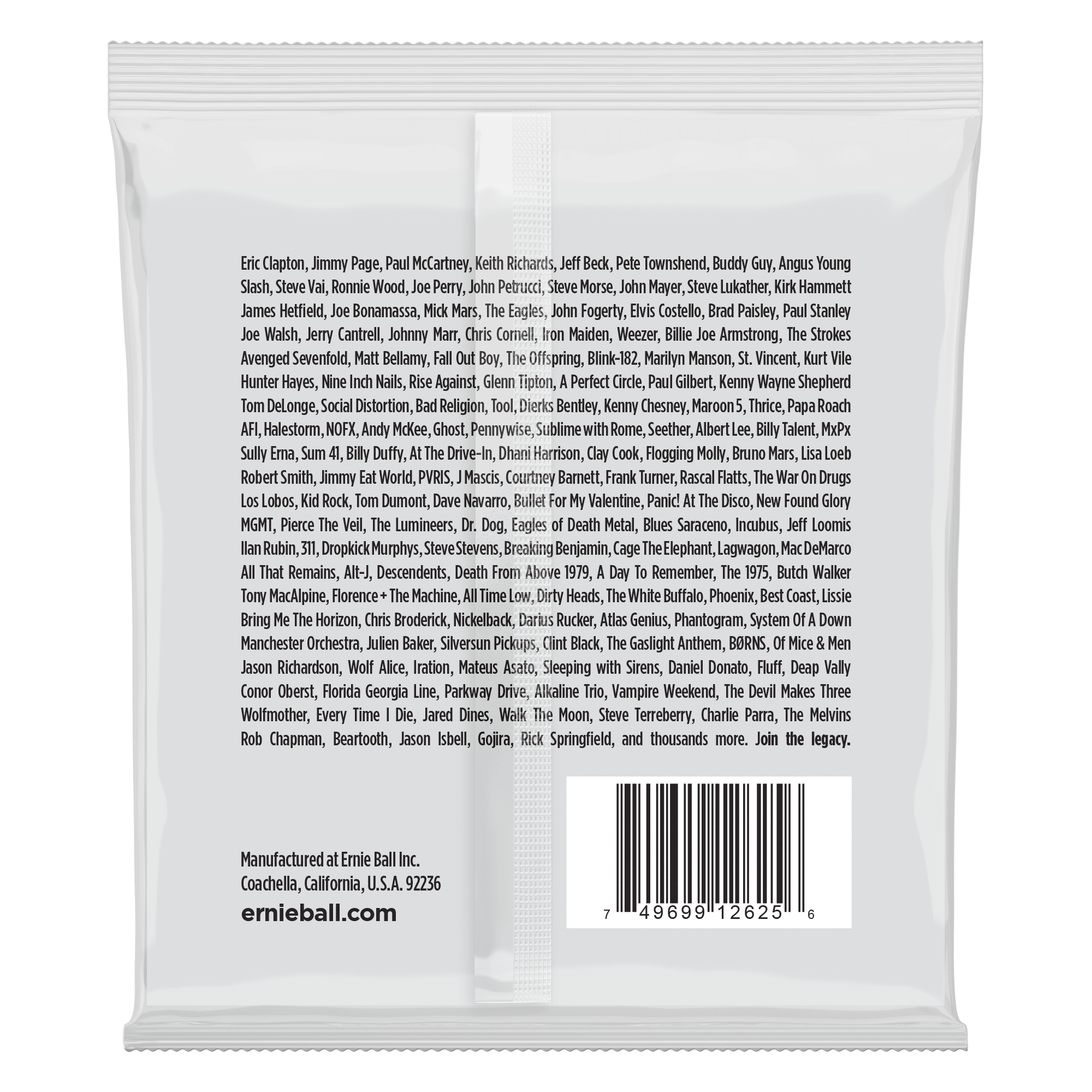 Ernie Ball Slinky Nickel Wound 8-String Electric Guitar Strings 10-74 Gauge