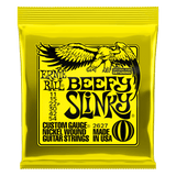 Ernie Ball Beefy Slinky Nickel Wound Electric Guitar Strings, 11-54 Gauge
