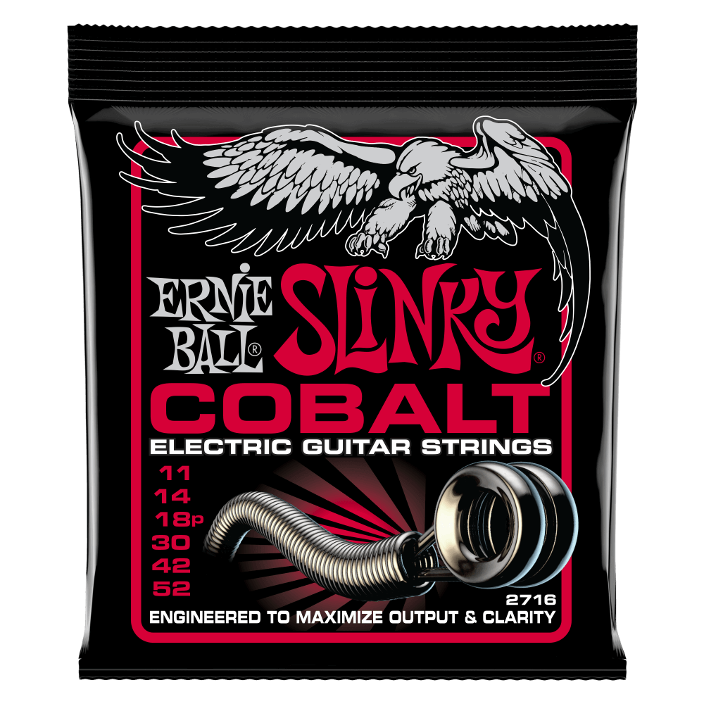Ernie Ball Burly Slinky Cobalt Electric Guitar Strings 11-52 Gauge