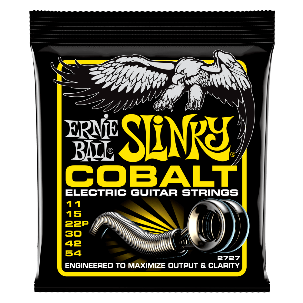 Ernie Ball Beefy Slinky Cobalt Electric Guitar Strings 11-54 Gauge