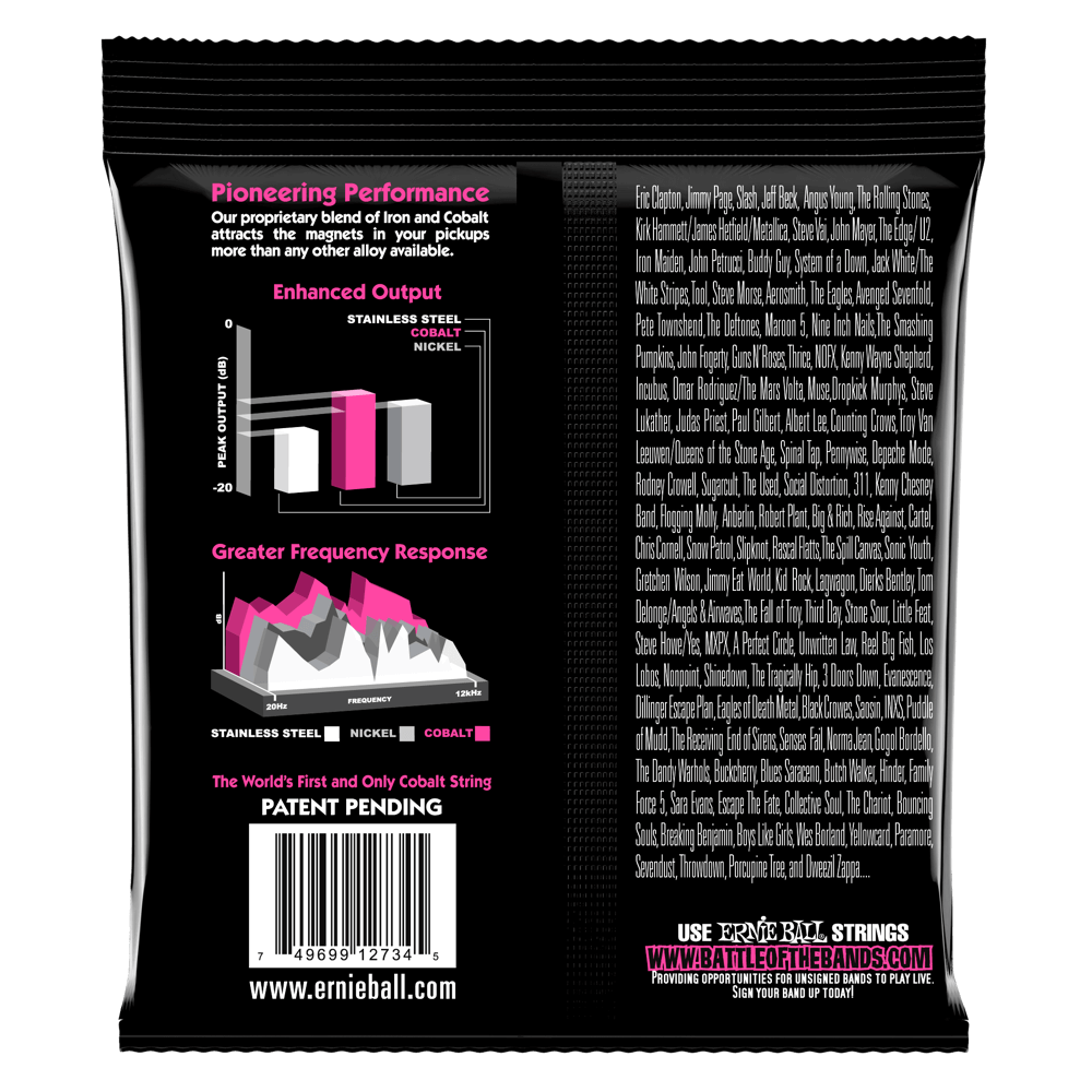 Ernie Ball Super Slinky Cobalt Electric Bass Strings 45-100 Gauge