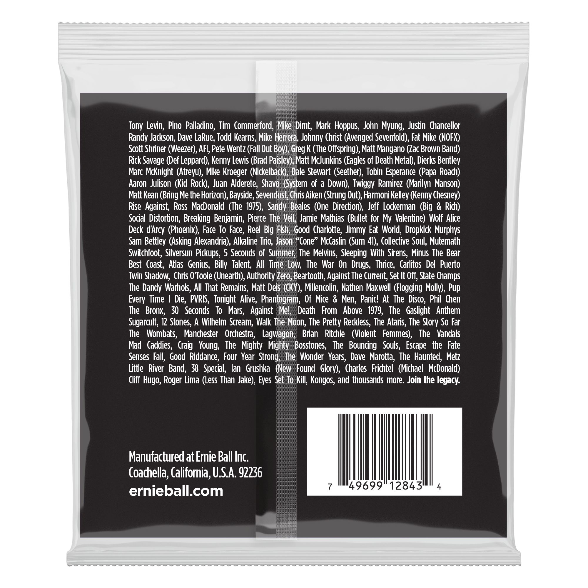 Ernie Ball Hybrid Slinky Stainless Steel Electric Bass Strings 45-105 Gauge