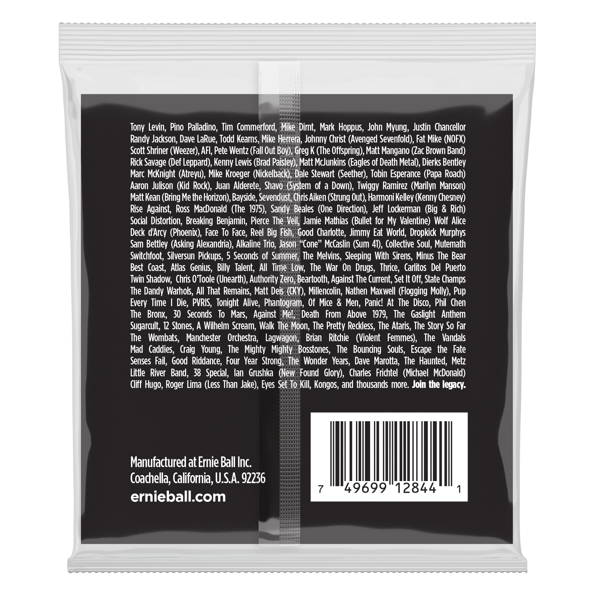 Ernie Ball Super Slinky Stainless Steel Electric Bass Strings 45-100 Gauge