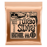 Ernie Ball Turbo Slinky Nickel Wound Electric Guitar Strings Gauge 9.5-46 - 3 Pack