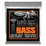 Ernie Ball Hybrid Slinky Coated Electric Bass Strings, 45-105 Gauge