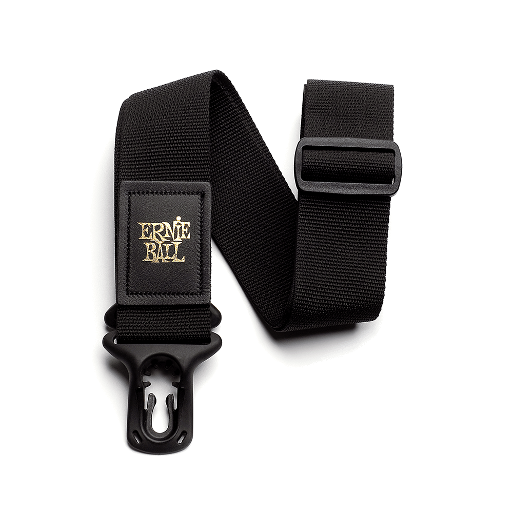 Ernie Ball Black Polylock Guitar Strap