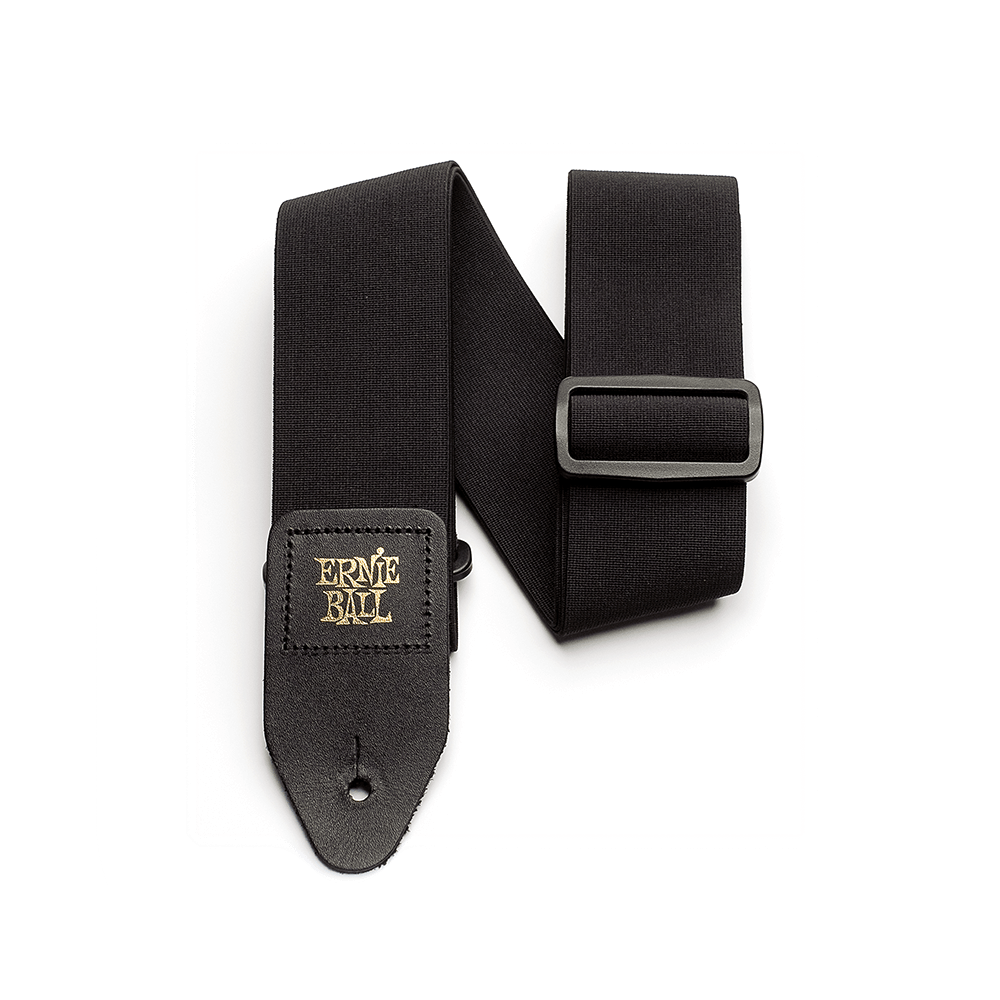 Ernie Ball Stretch Comfort Guitar Strap in Black