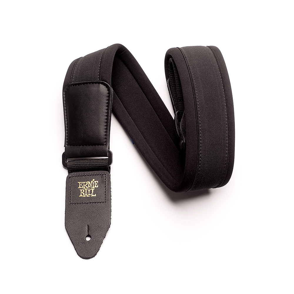 Ernie Ball Padded Black Neoprene Comfort Guitar Strap
