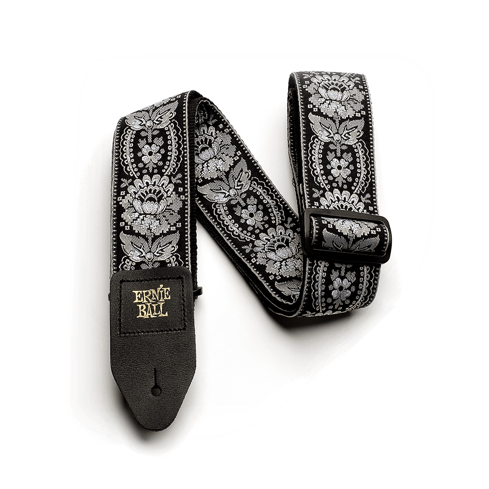 Ernie Ball Silver Orleans Jacquard Guitar Strap