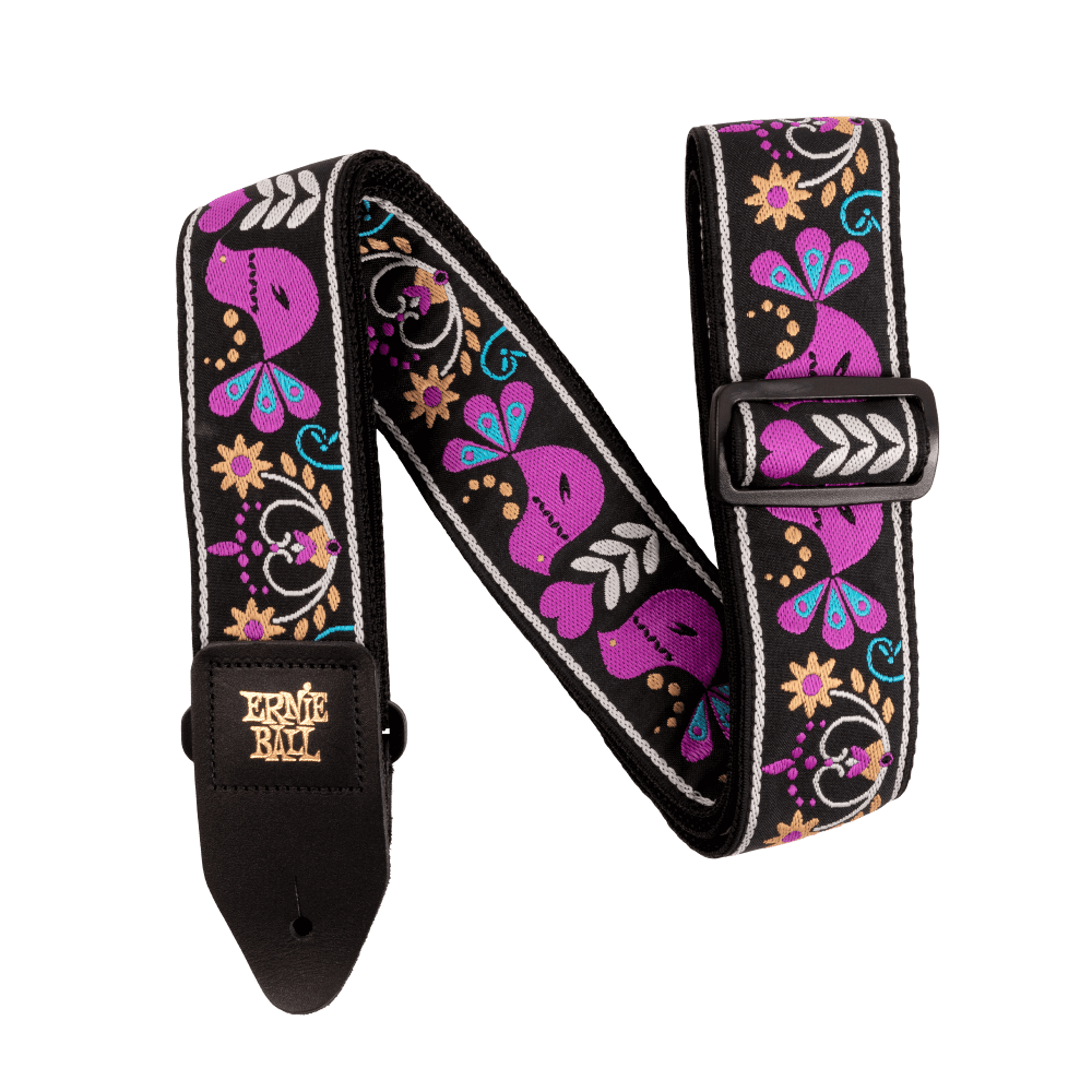 Ernie Ball Purple Bird Lupin Jacquard Guitar Strap