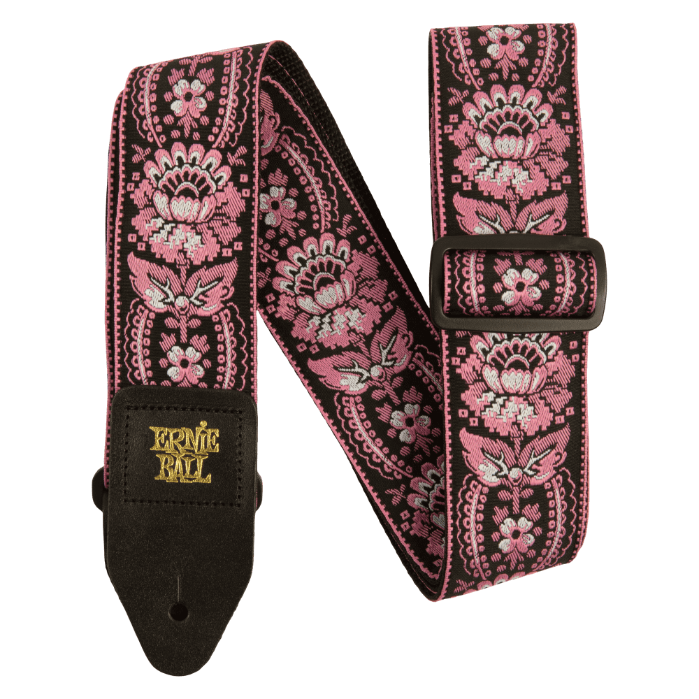 Ernie Ball Pink Orleans Jacquard Guitar Strap