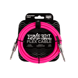 Ernie Ball Flex Instrument Cable Straight/Straight 10ft - Pink