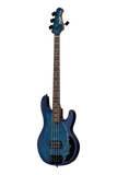 StingRay RAY34 Poplar Burl, Neptune Blue Satin