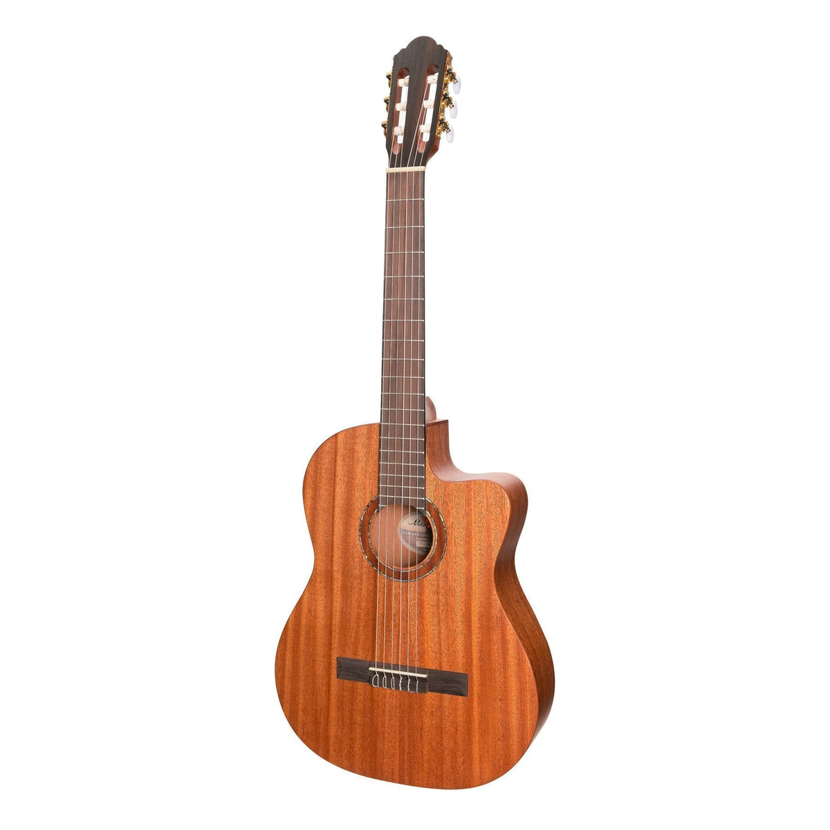 Timberide Timberidge 'Messenger Series' Mahogany Solid Top Acoustic-Electric Cla ...