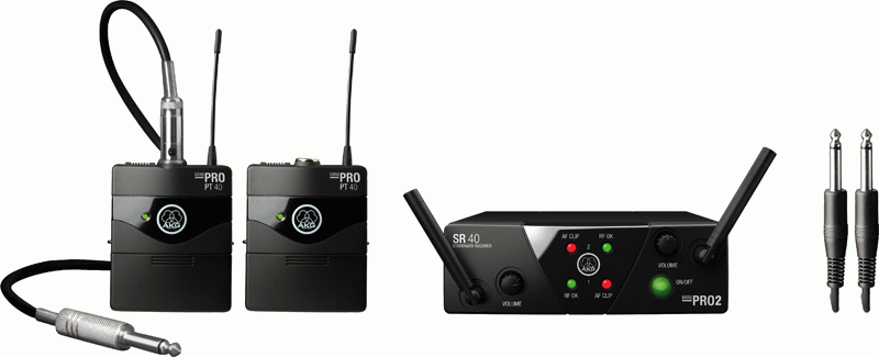 AKG WMS40 Mini US25 Dual Instrument Wireless System
