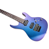 Mooer MMT100FR Electric Guitar in Aurora Purple
