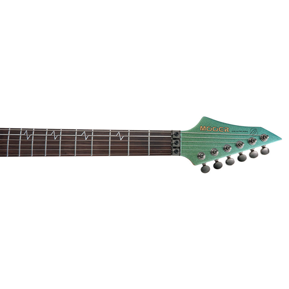 Mooer MMT100FR Electric Guitar in Aurora Green