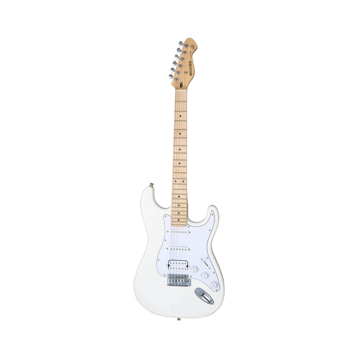 Mooer MCS11 Pro Electric Guitar in Polar White