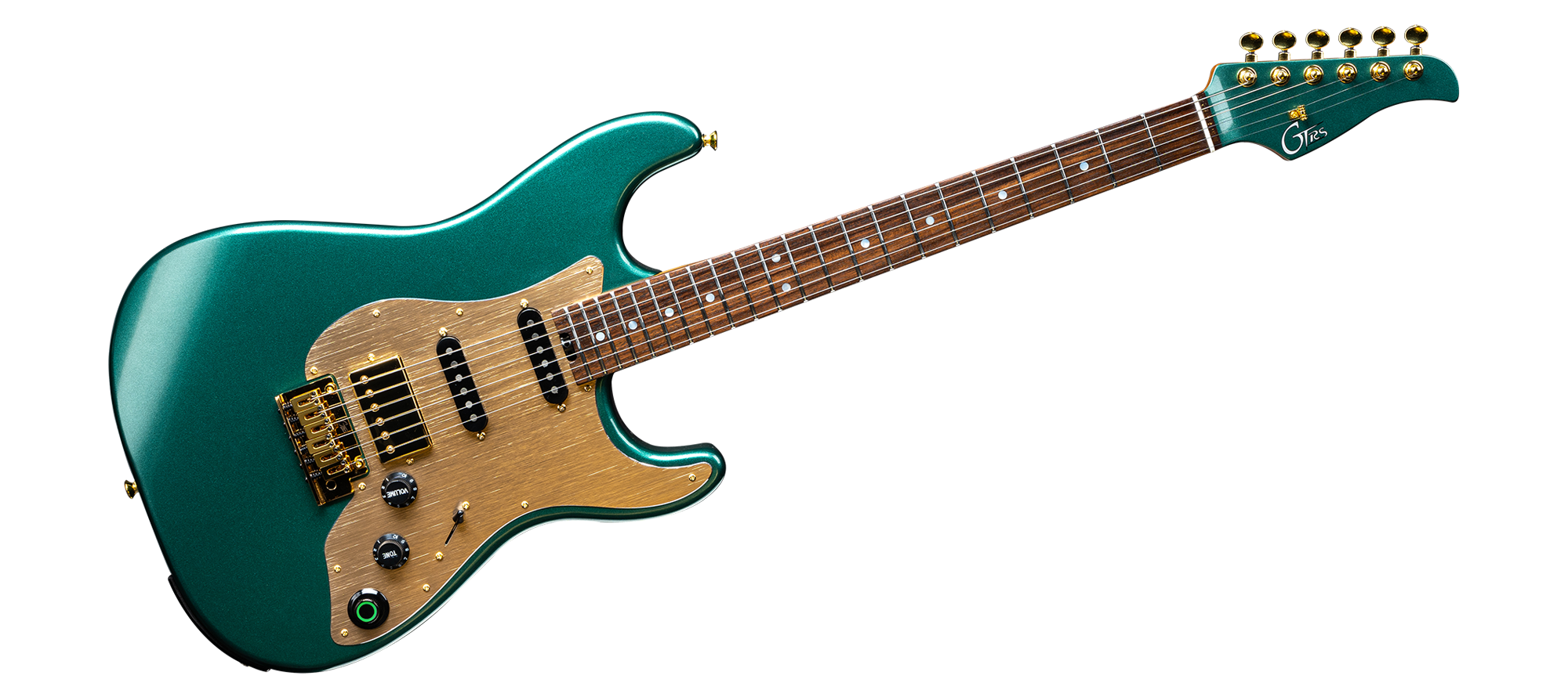 Mooer GTRS S900 Intelligent Electric Guitar in Racing Green