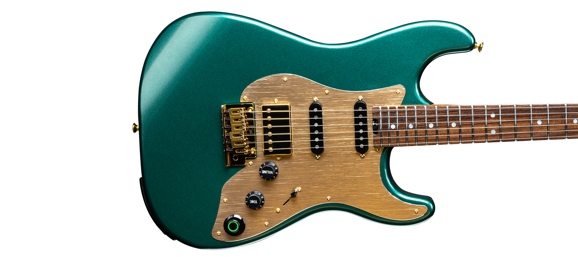 Mooer GTRS S900 Intelligent Electric Guitar in Racing Green