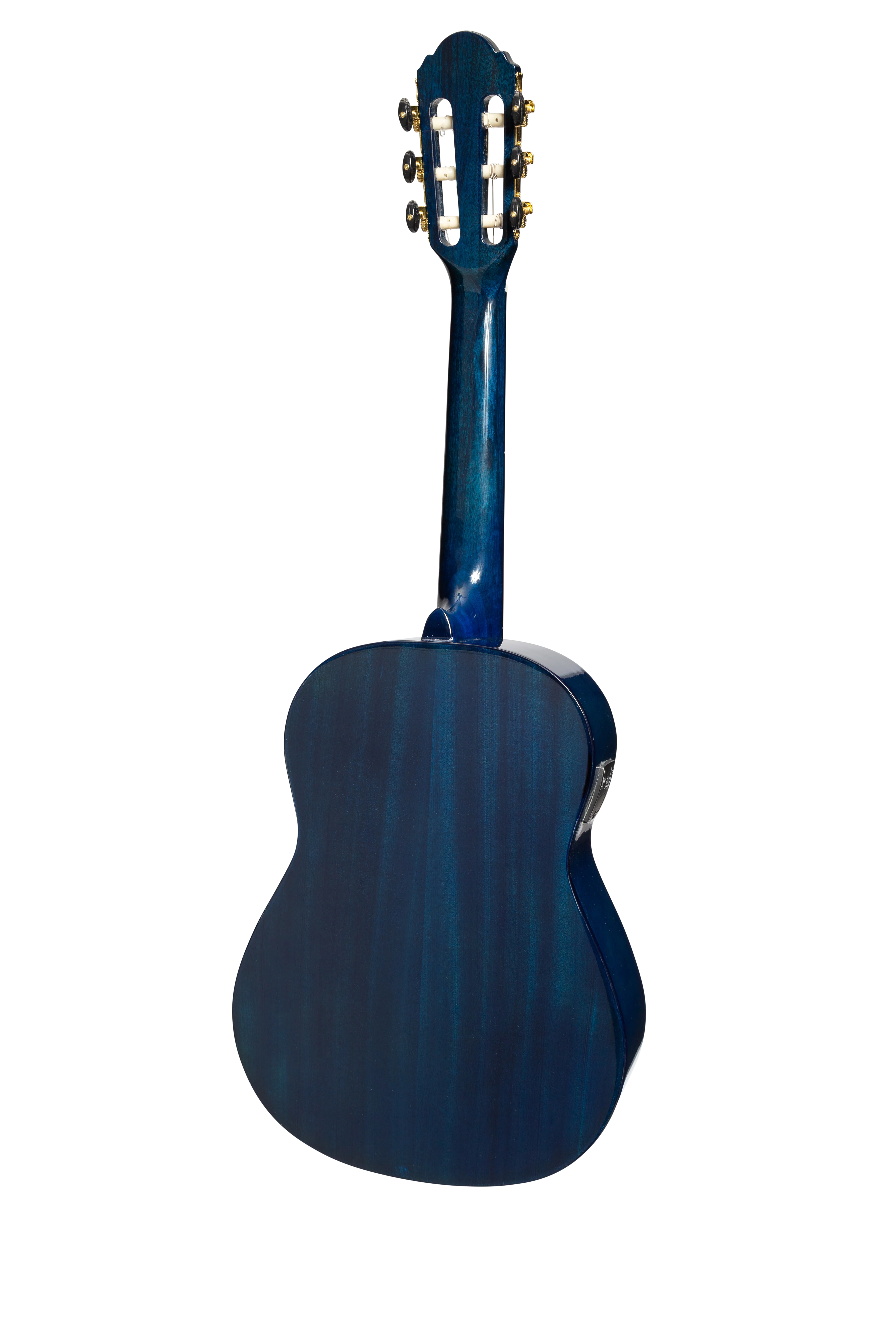 Martinez 1/2 Size Kids Classical Guitar Pack - Starter Kit in Blue Gloss Finish