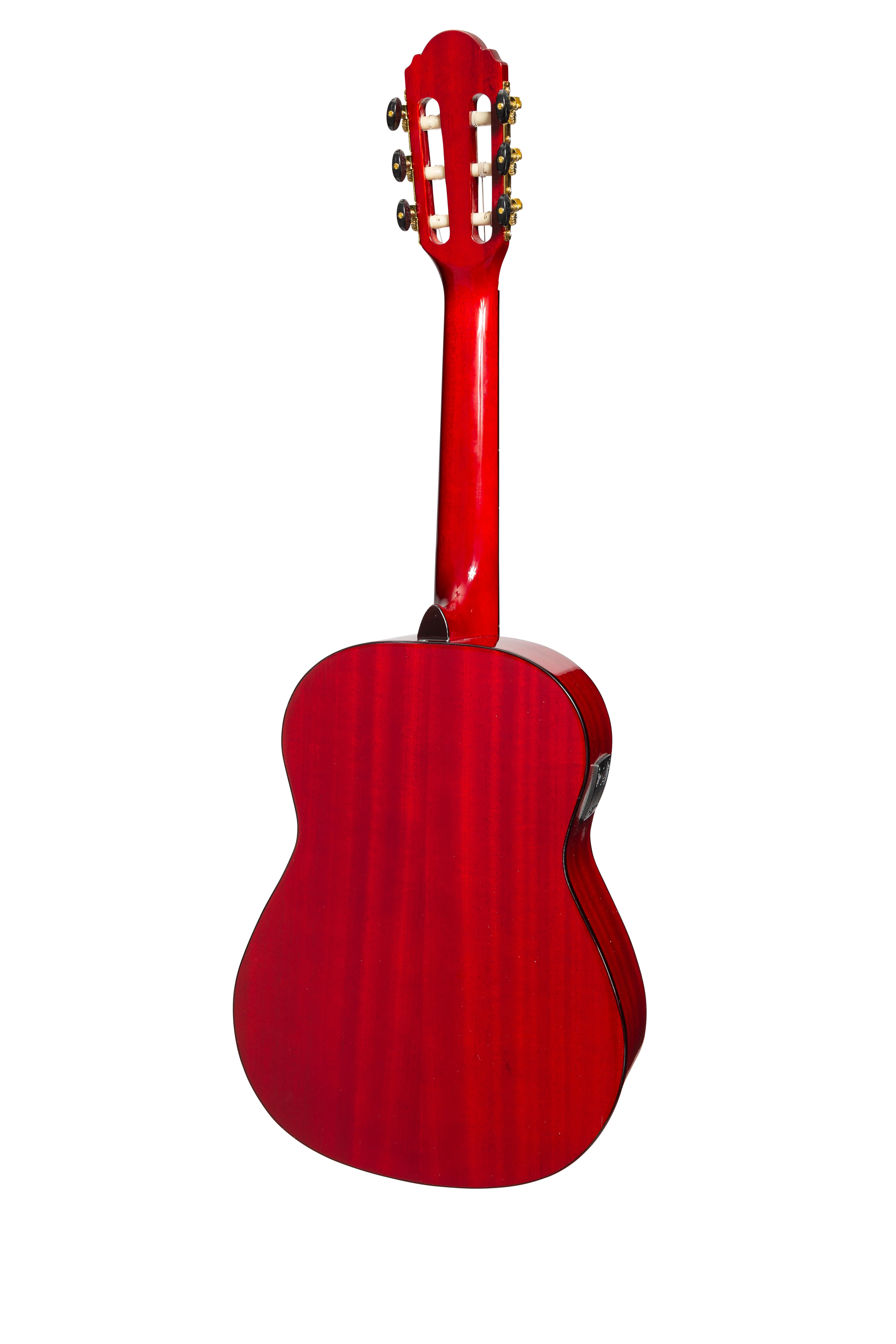 Martinez 1/2 Size Kids Classical Guitar Pack - Starter Kit in Redburst Gloss Finish