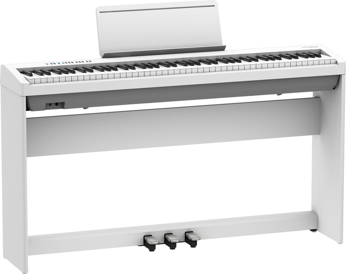 Roland FP-30X 88-Key Digital Piano with Stand & Pedal - White