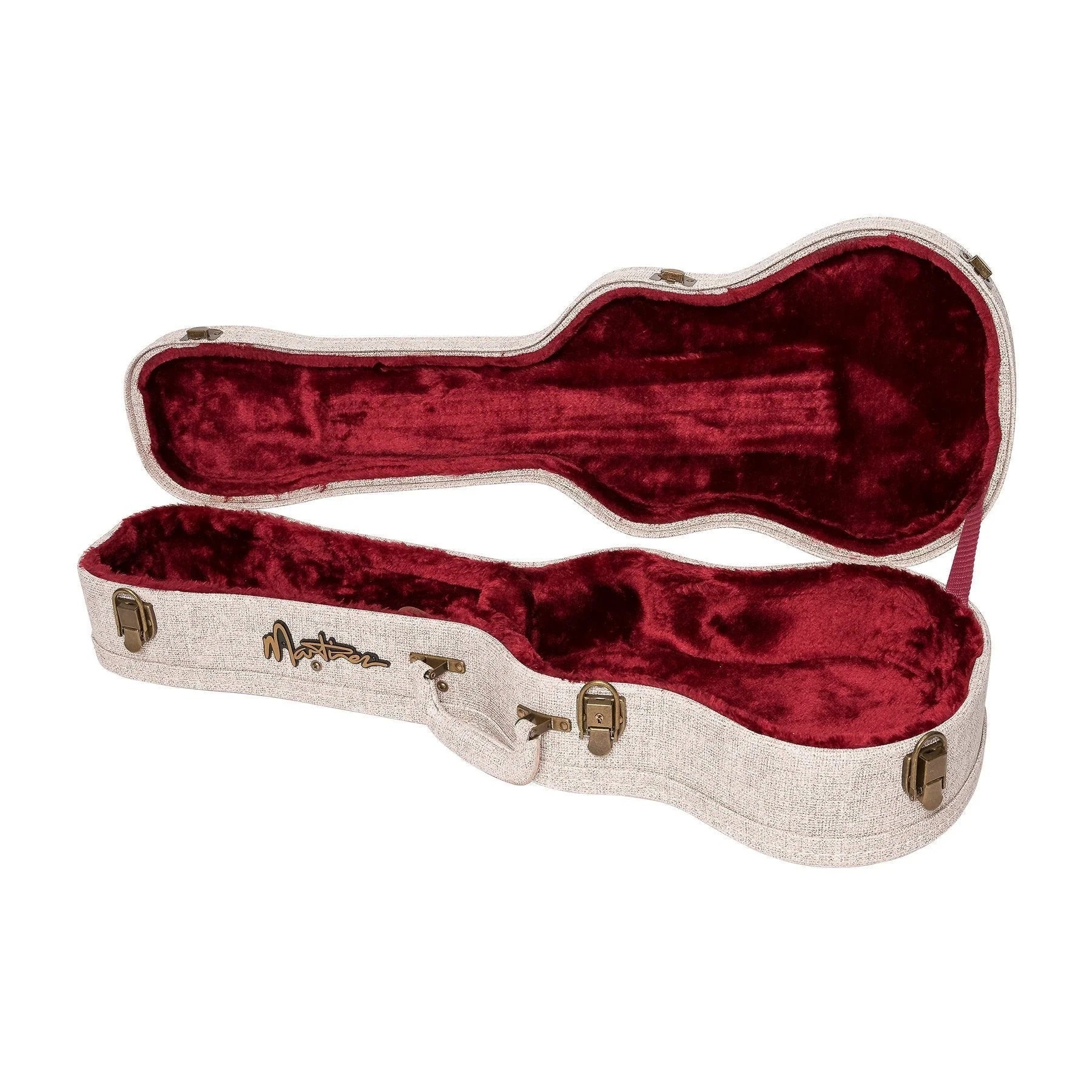 Martinez Southern Belle 8 Series Koa Electric Tenor Ukulele - Premium Solid Top with Hard Case