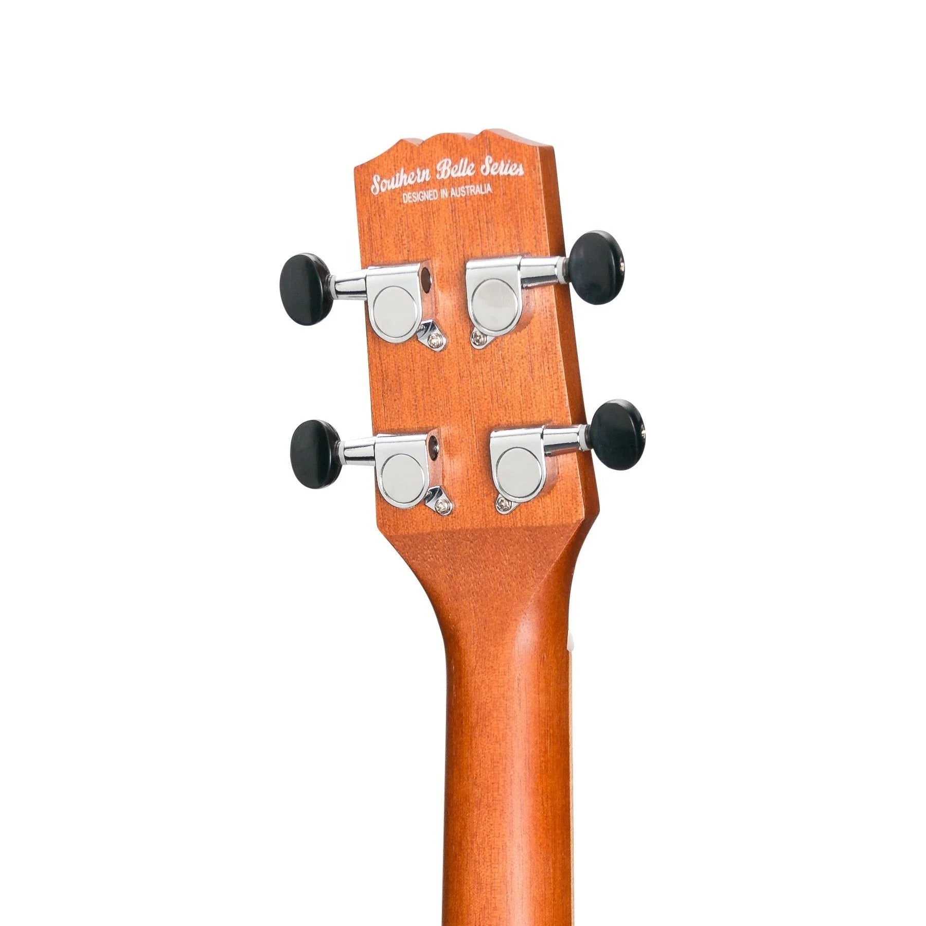 Martinez Southern Belle 6 Series Tenor Ukulele - Solid Mahogany Top Electric Cutaway with Hard Case (Sunburst)