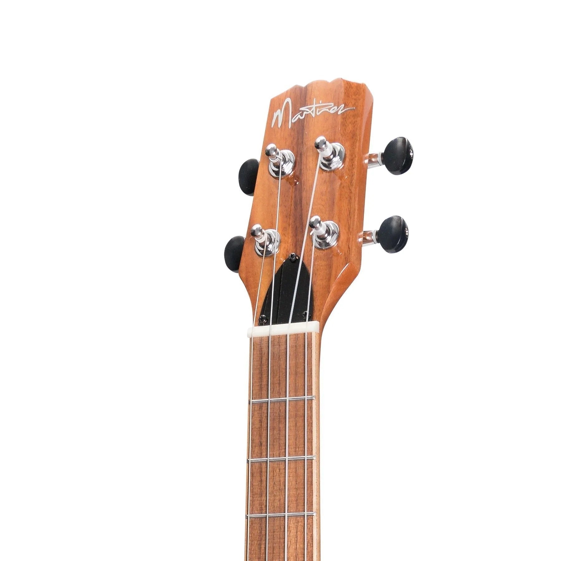 Martinez Southern Belle 8 Series Koa Electric Cutaway Baritone Ukulele with Hard Case (Natural Gloss)