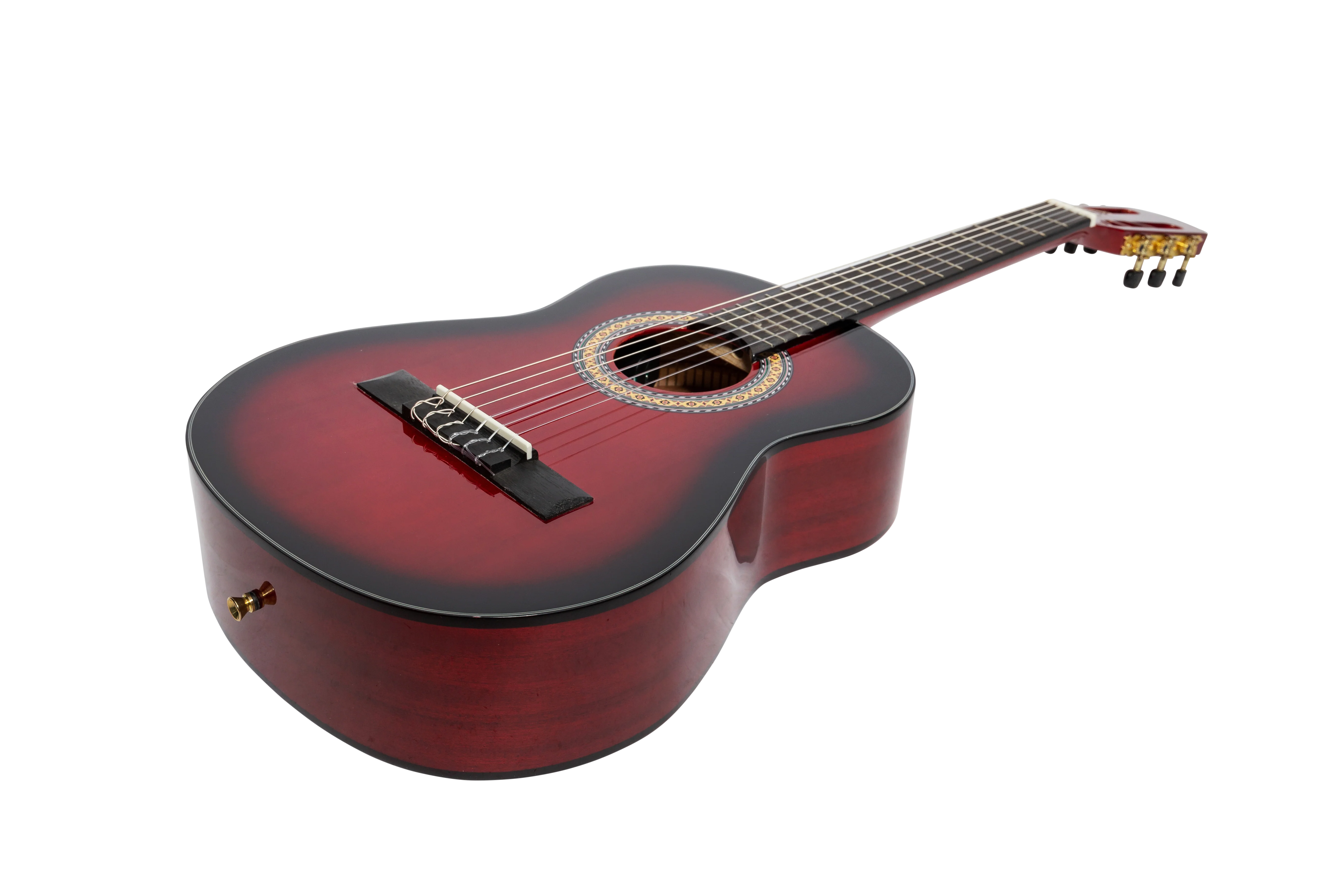 Martinez 1/2 Size Kids Classical Guitar Pack - Starter Kit in Redburst Gloss Finish