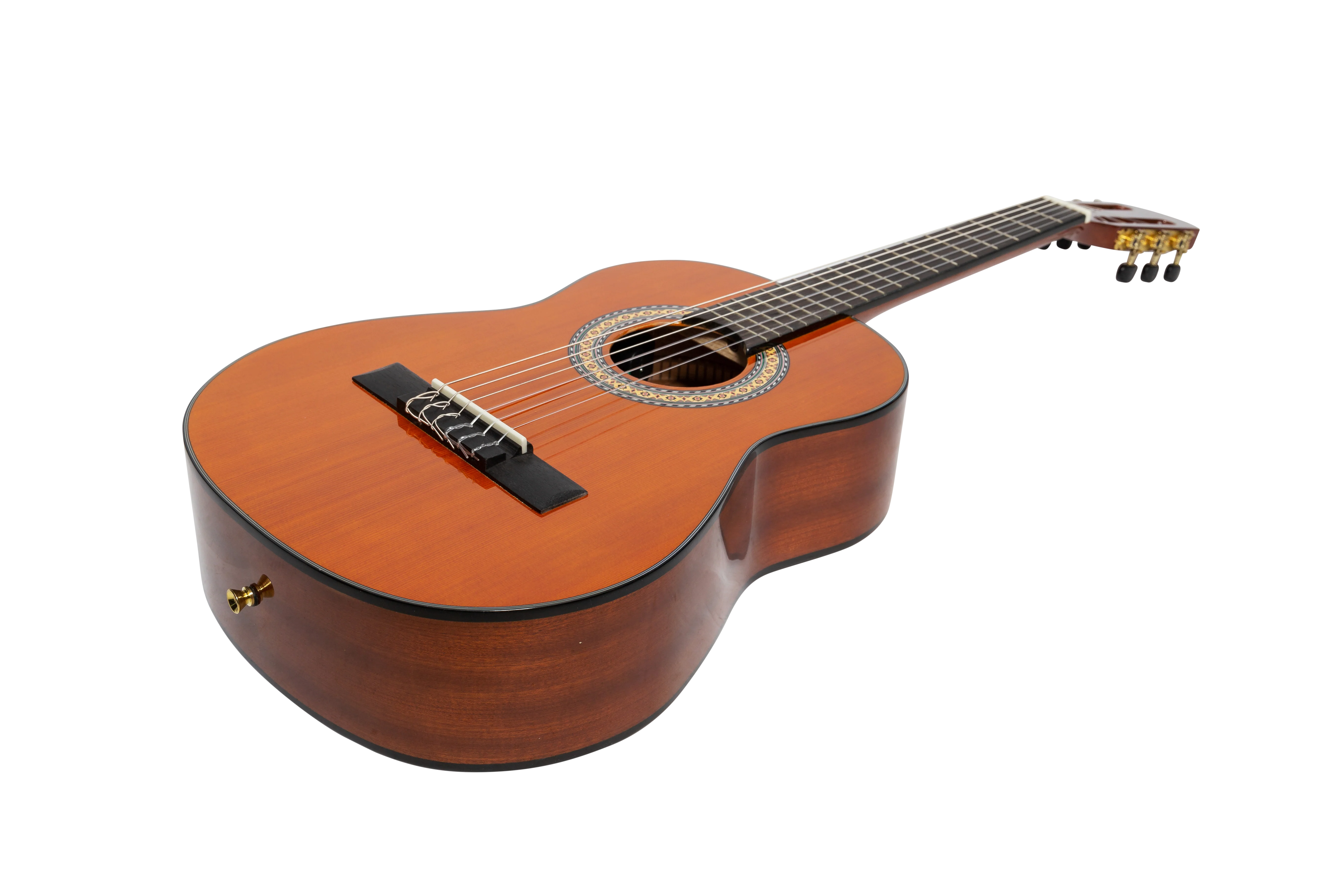 Martinez 1/2 Size Kids Classical Guitar Pack - Starter Kit in Amber Gloss Finish