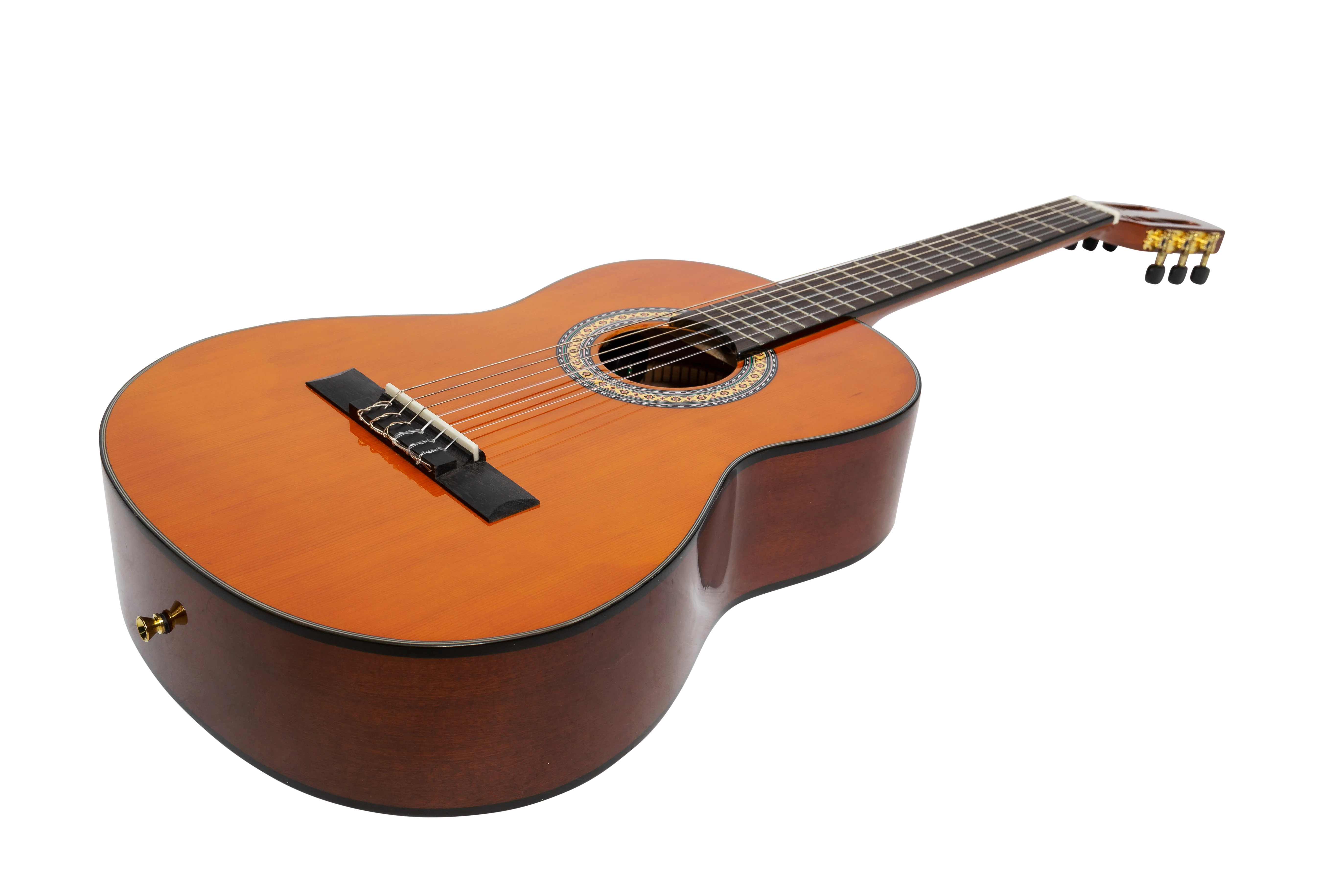 Martinez 3/4 Size Kids Classical Guitar Pack - Starter Kit in Amber Gloss Finish