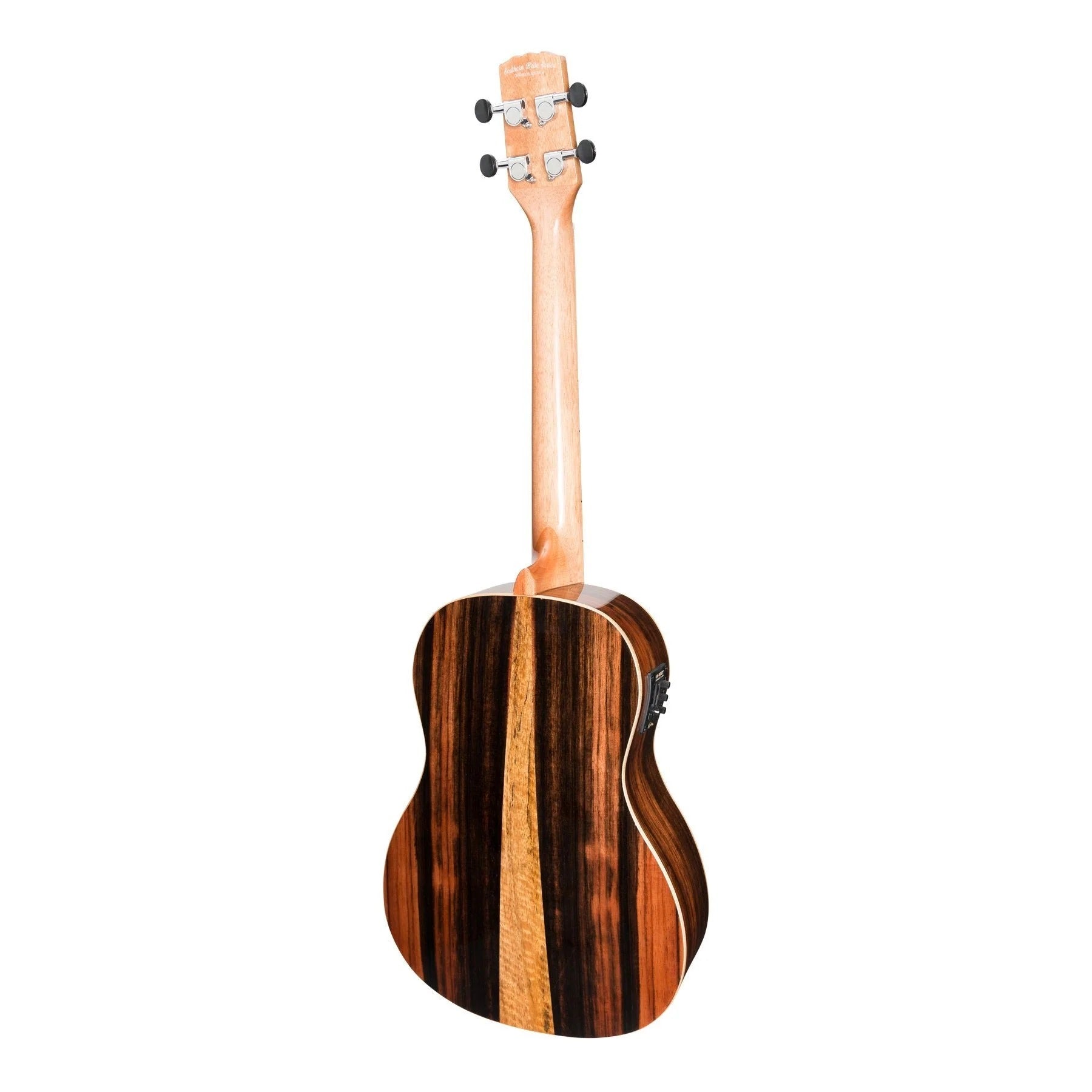 Martinez Southern Belle 7 Series Baritone Ukulele - Solid Spruce Top Electric with Hard Case