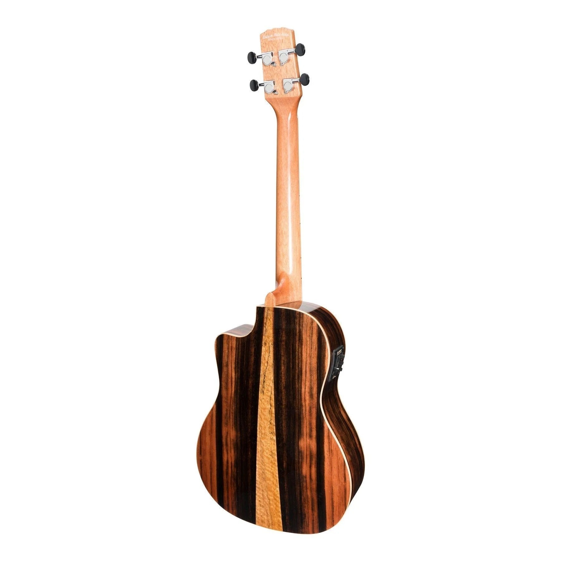 Martinez Southern Belle 7 Series Spruce Electric Cutaway Baritone Ukulele with Hard Case (Natural Gloss)