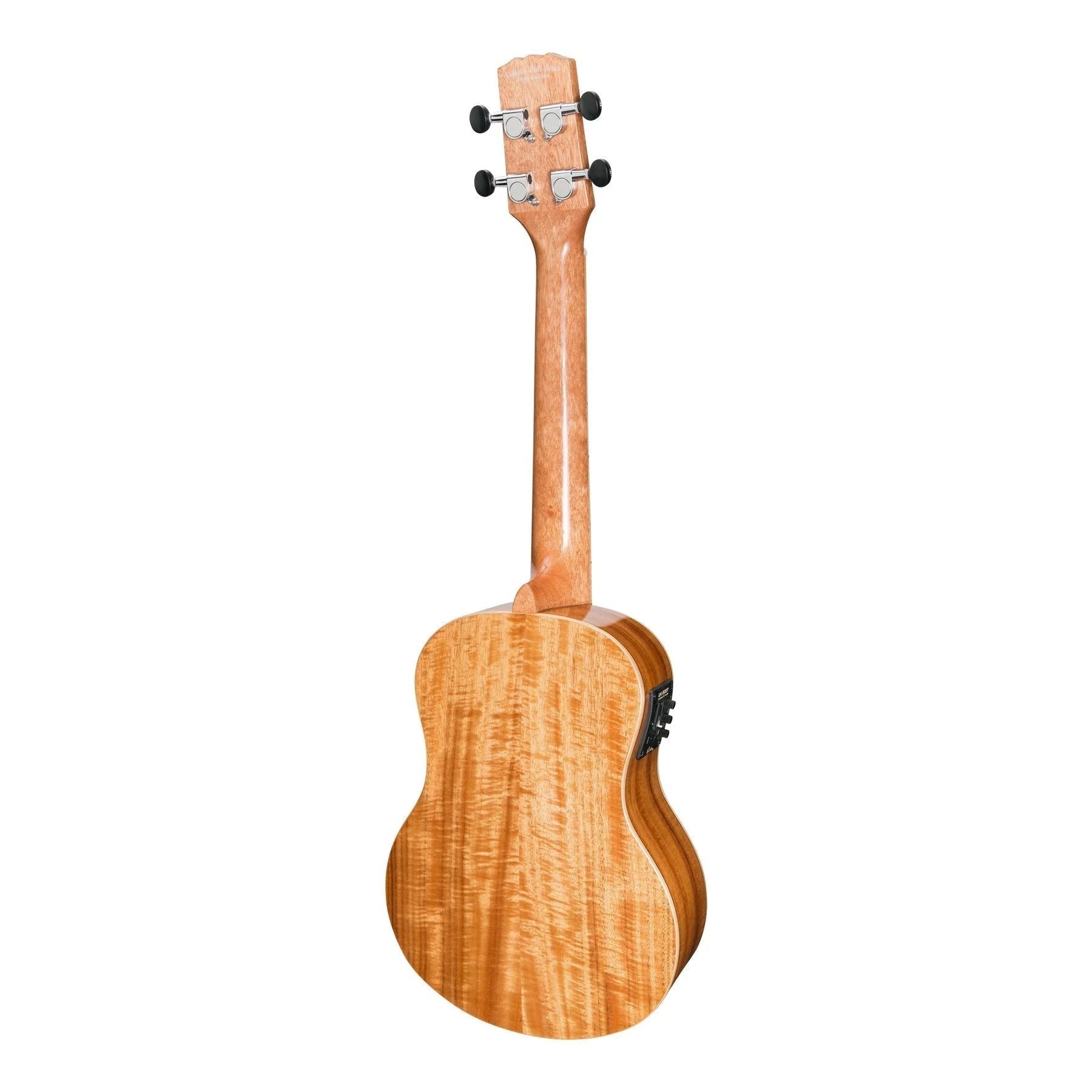Martinez Southern Belle 8 Series Koa Electric Tenor Ukulele - Premium Solid Top with Hard Case