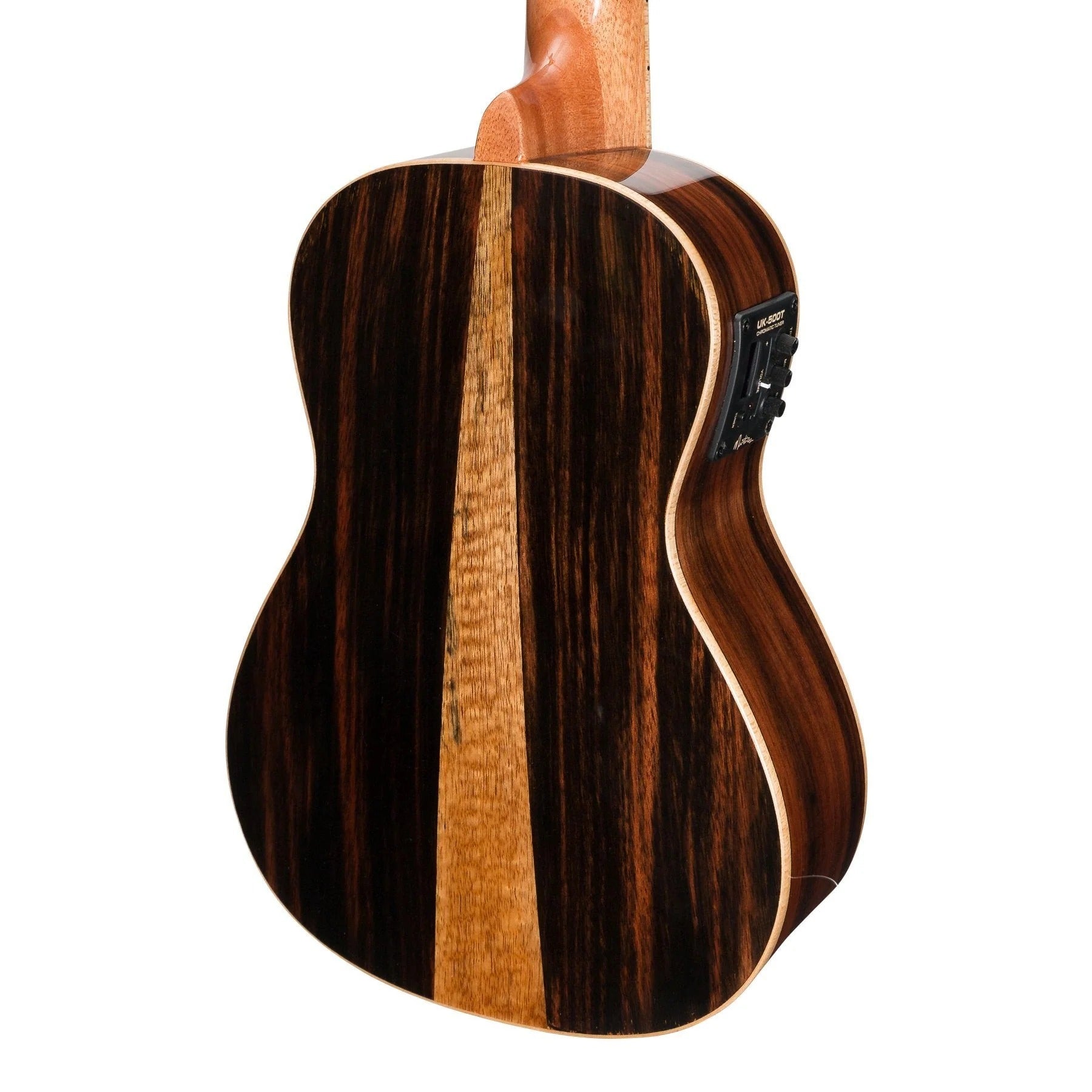 Martinez Southern Belle 7 Series Spruce Electric Concert Ukulele with Hard Case (Natural Gloss)