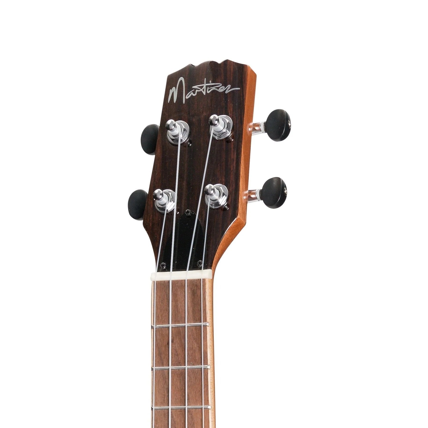 Martinez Southern Belle 7 Series Tenor Ukulele - Solid Spruce Top Electric Cutaway with Hard Case (Natural Gloss)