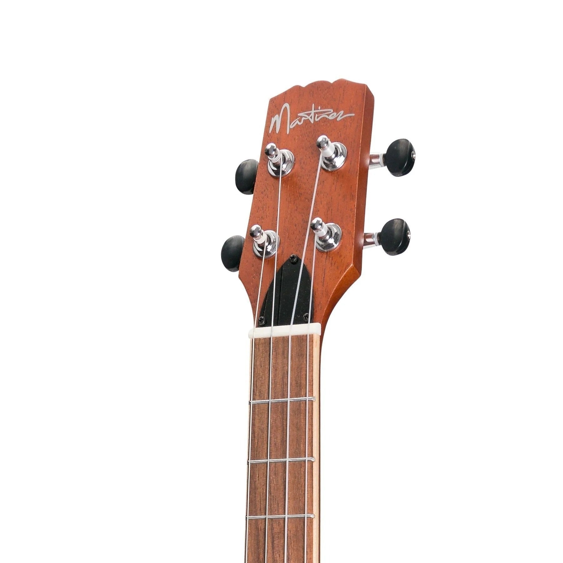 Martinez Southern Belle Electric Baritone Ukulele - Solid Mahogany Top with Hard Case (Sunburst)