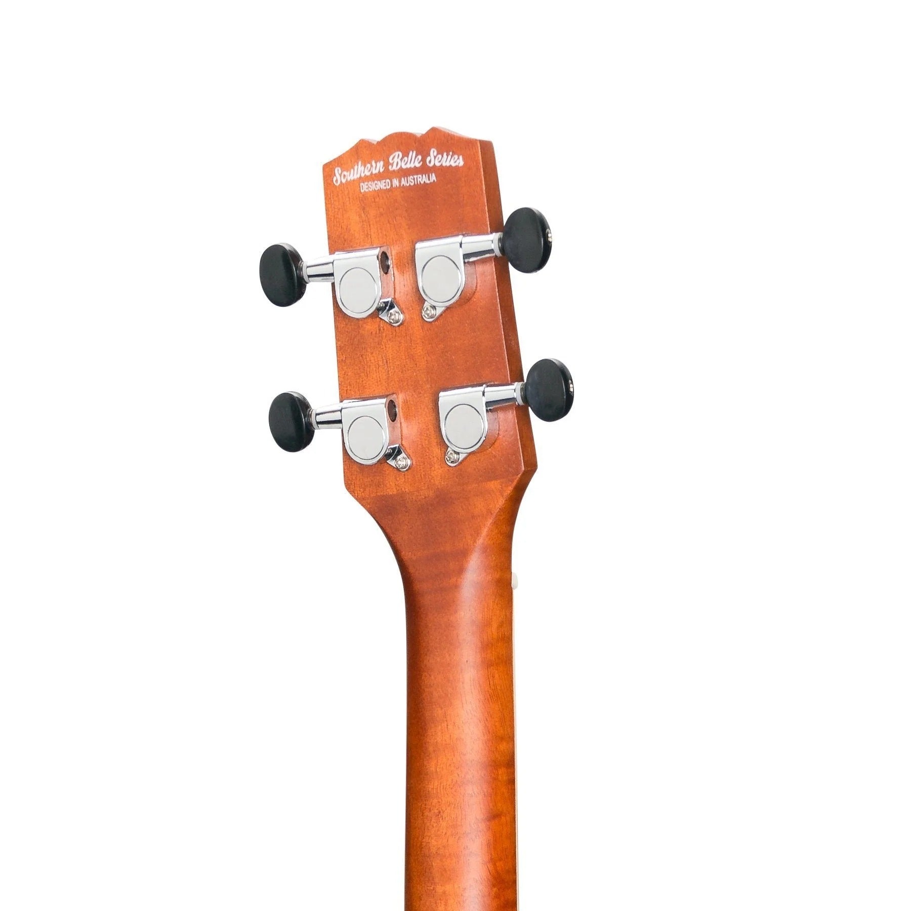 Martinez Southern Belle 6 Series Mahogany Electric Cutaway Baritone Ukulele with Hard Case (Sunburst)