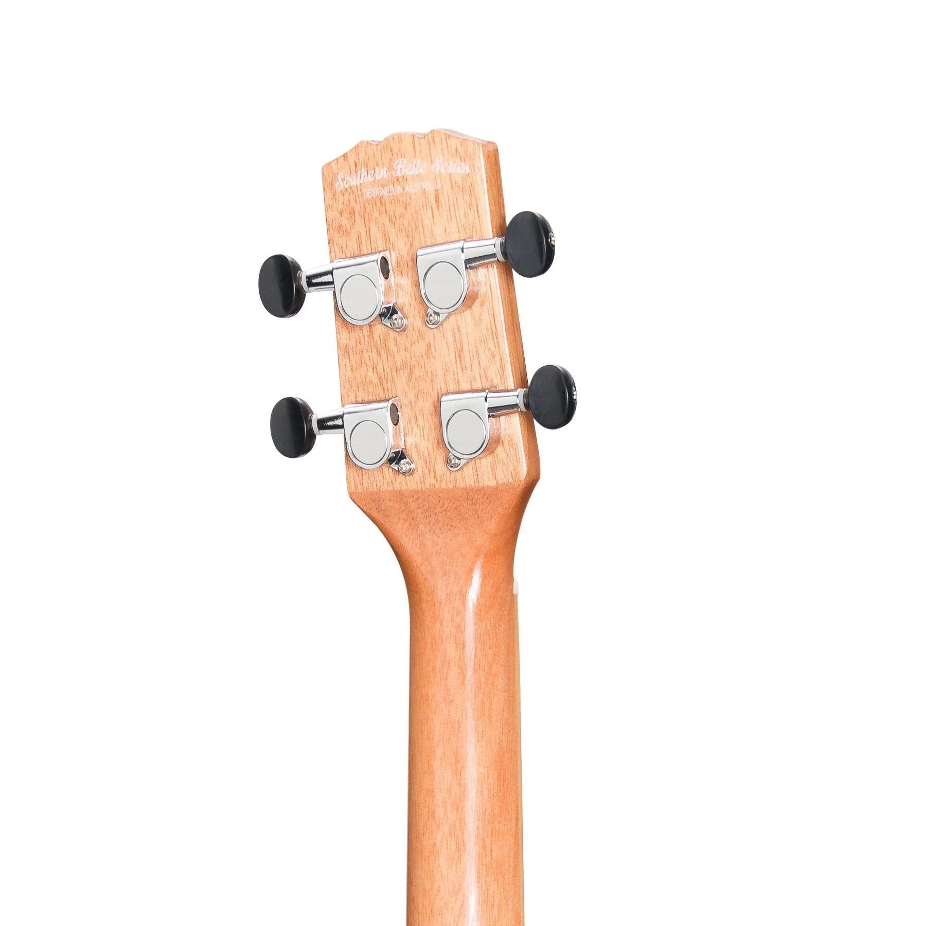 Martinez Southern Belle 7 Series Spruce Electric Cutaway Baritone Ukulele with Hard Case (Natural Gloss)