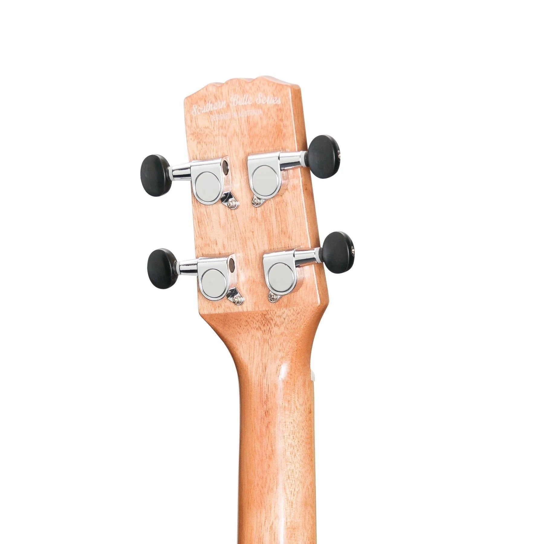 Martinez Southern Belle 7 Series Spruce Electric Tenor Ukulele with Hard Case (Natural Gloss)