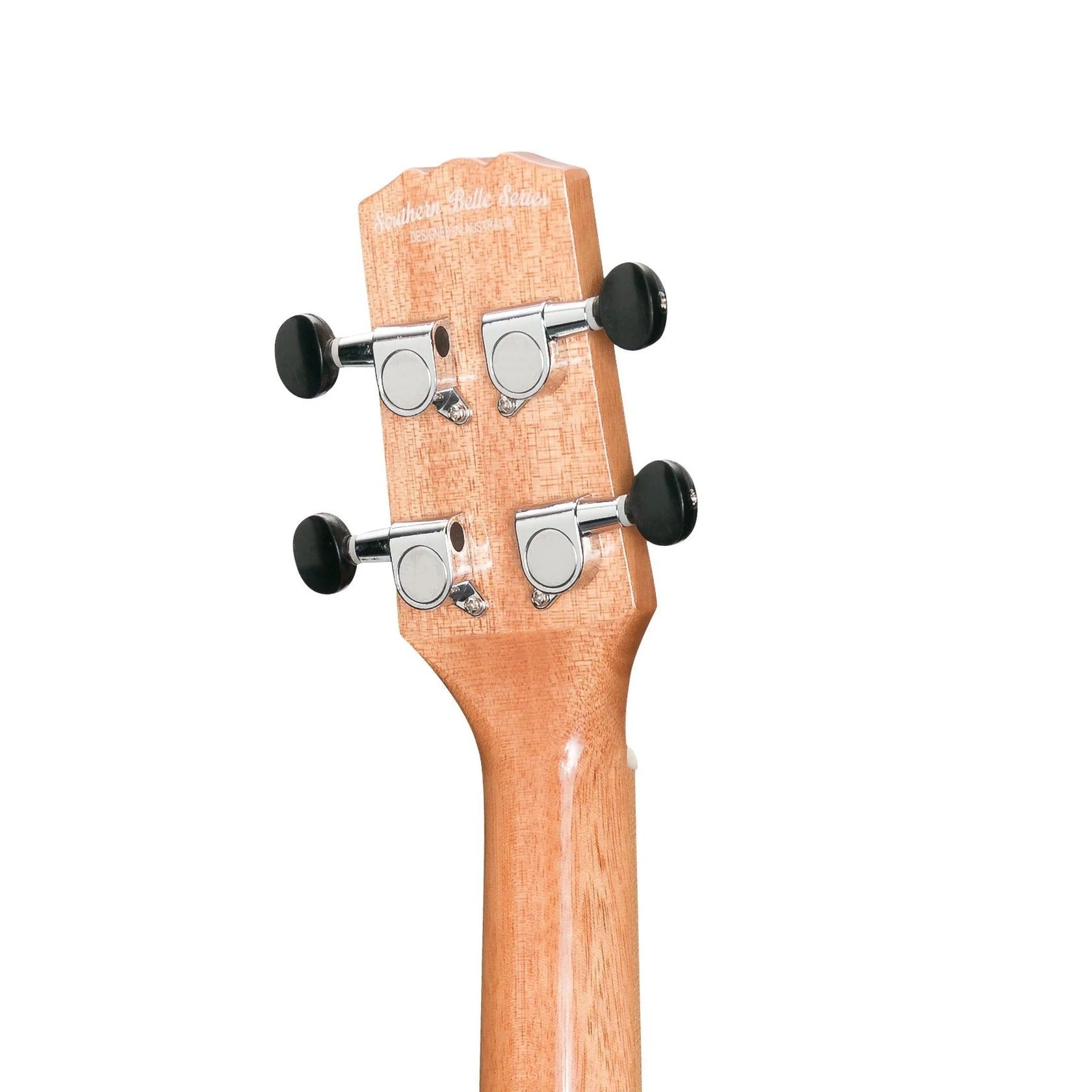 Martinez Southern Belle 8 Series Koa Electric Concert Ukulele with Hard Case (Natural Gloss)