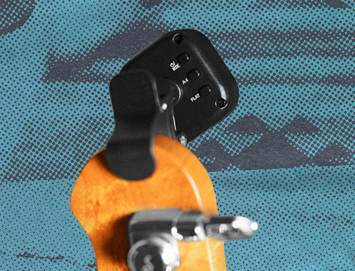 Ernie Ball ProTune USB-C Rechargeable Clip-On Guitar Tuner - Professional Precision Tuning